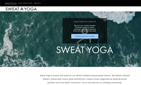 sweat-yoga